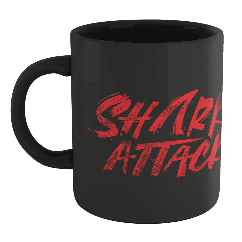 Jaws Shark Attack Mug - Black Bild 1