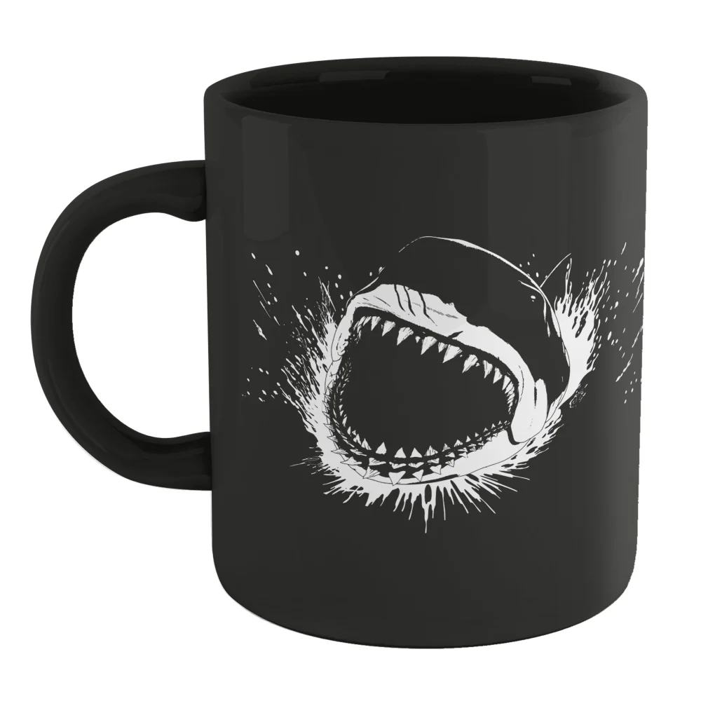 Jaws Shark Silhouette Mug - Black Bild 1