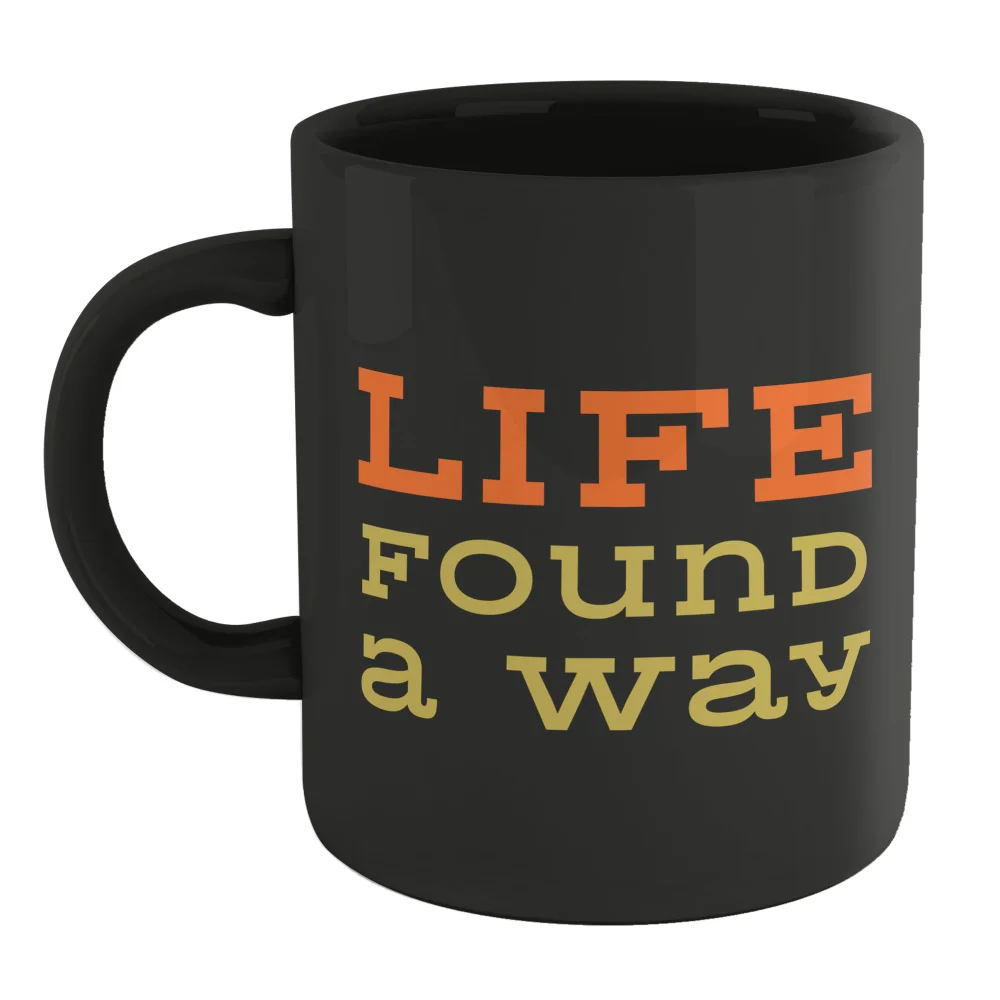 Jurassic Park Life Found A Way Mug - Black Bild 1