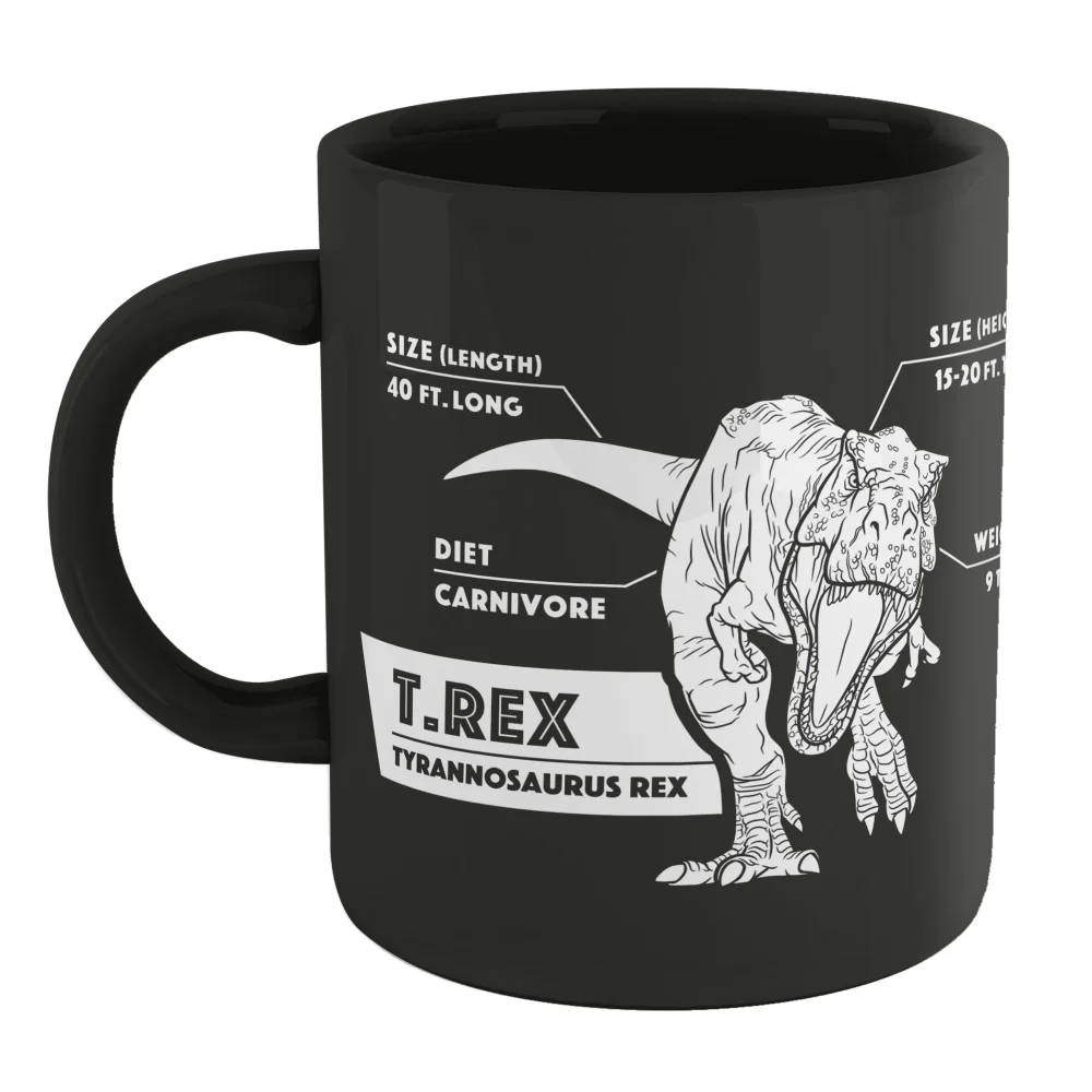 Jurassic Park T-Rex Mug - Black Bild 1