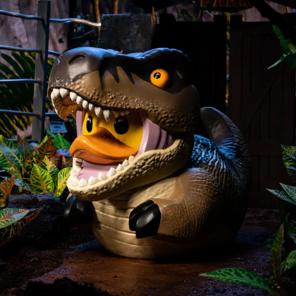 Jurassic Park Limited Edition Giant Collectible 9 Inch T-Rex Tubbz Duck Bild 1