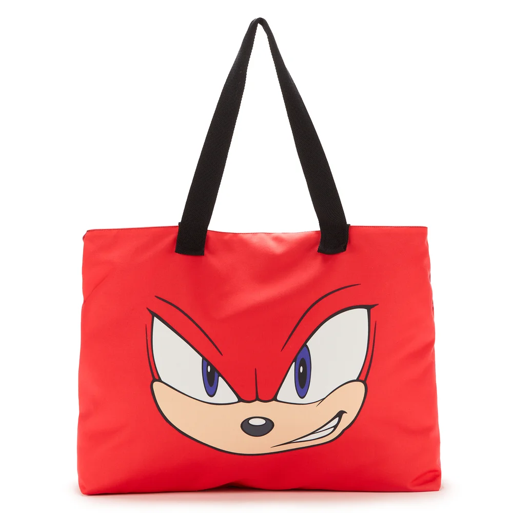 Sonic The Hedgehog Knuckles Face Tote Bag Bild 1