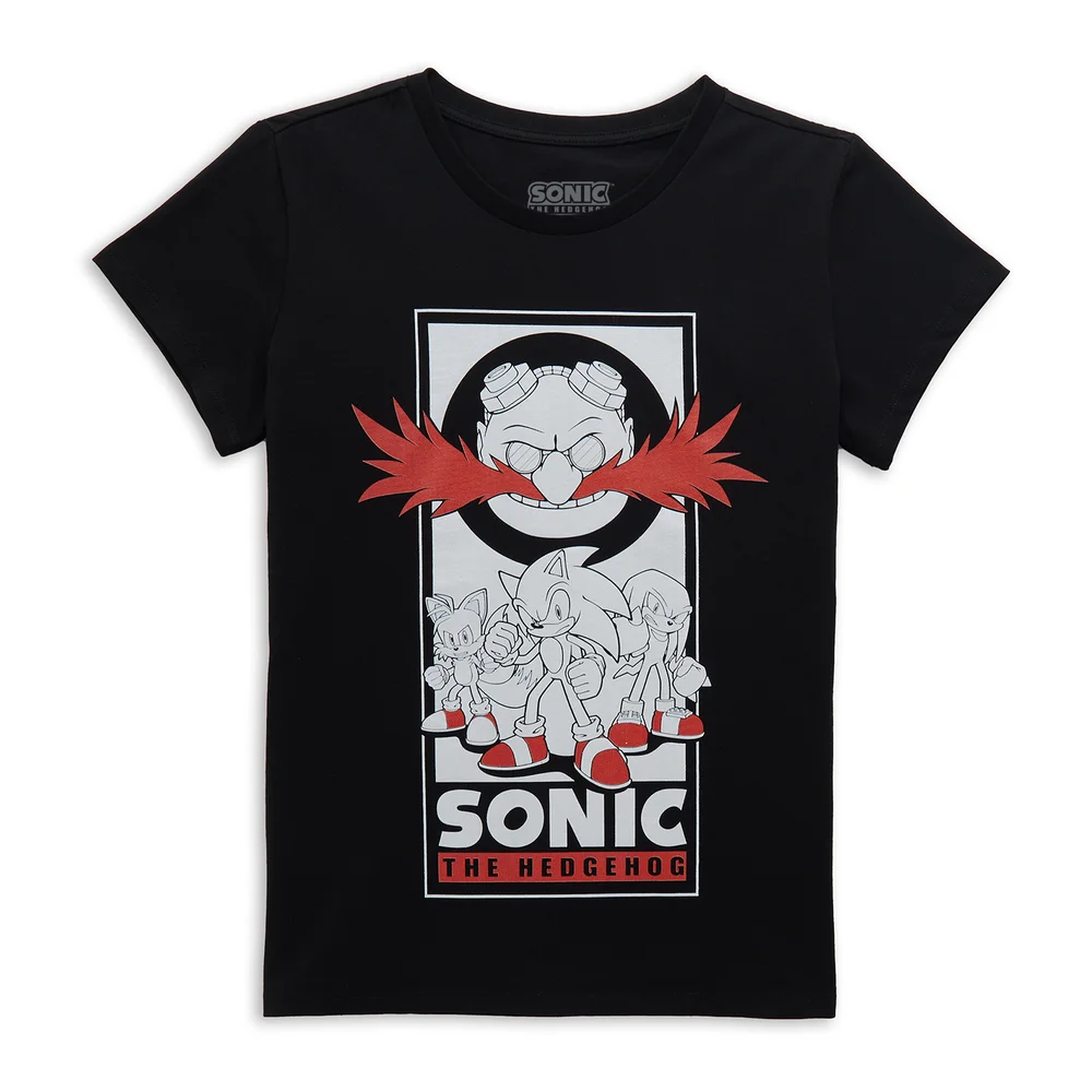 Sonic The Hedgehog Team Up Women's T-Shirt - Black - XS Bild 1
