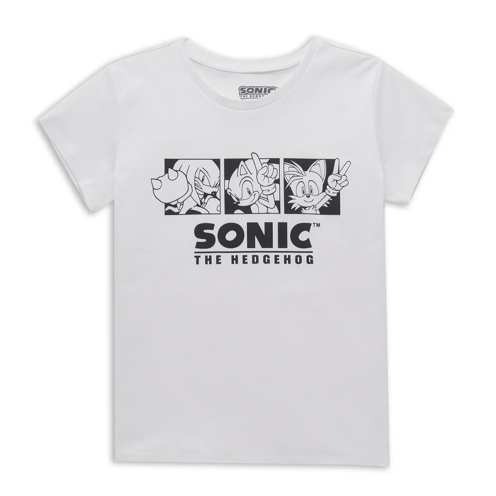 Sonic The Hedgehog Trio Women's T-Shirt - White - XS Bild 1