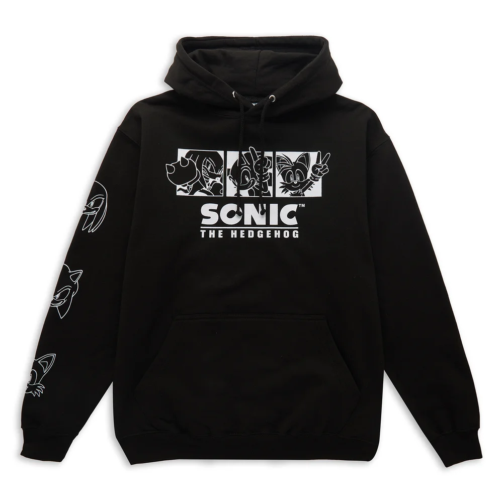 Sonic The Hedgehog Trio Hoodie - Black - S Bild 1