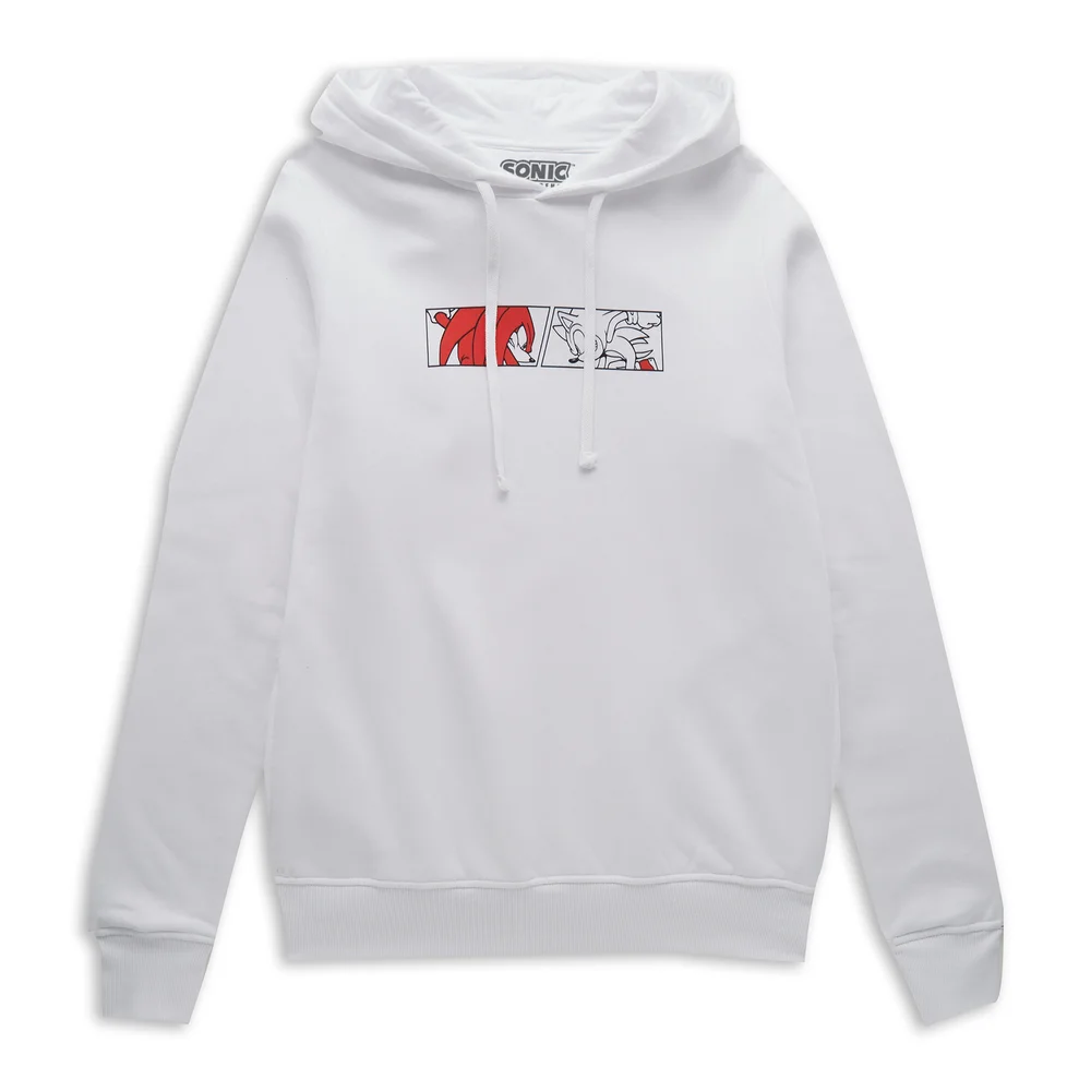Sonic The Hedgehog Face Off Hoodie - White - S Bild 1