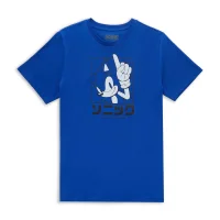 Sonic The Hedgehog Sonic Katakana Men's T-Shirt - Blue