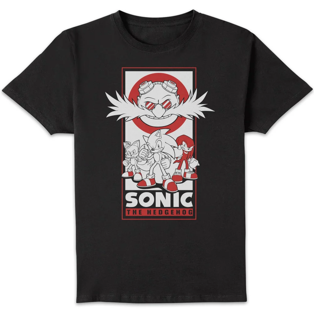 Sonic The Hedgehog Team Up Men's T-Shirt - Black - S Bild 1