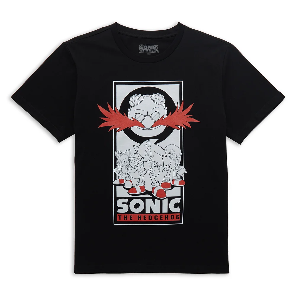 Sonic The Hedgehog Team Up Men's T-Shirt - Black - S Bild 1
