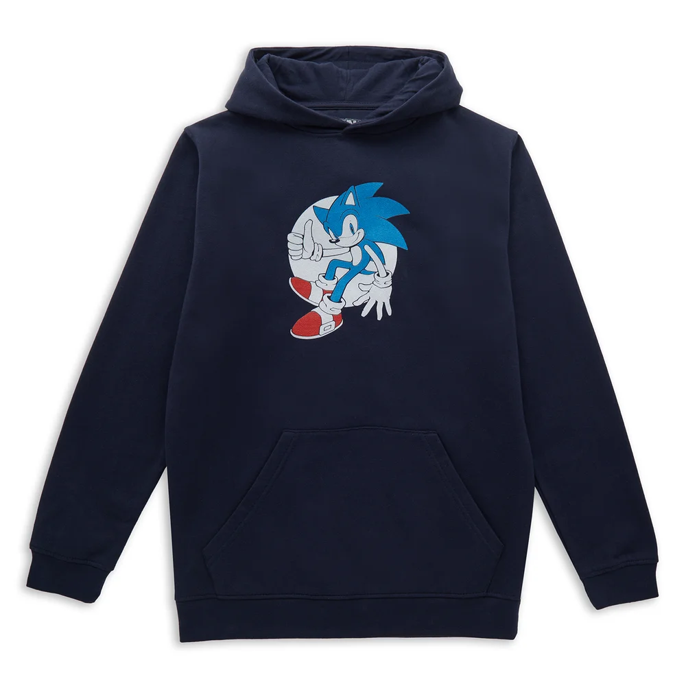 Sonic The Hedgehog Thumbs Up Kids' Hoodie - Navy - 5-6 Jahre Bild 1