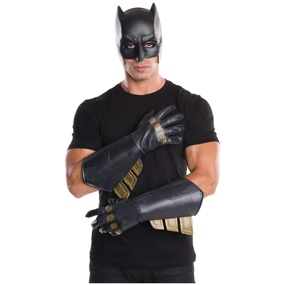 Official Rubies DC Comics Batman Gauntlets Adult Costume Bild 1