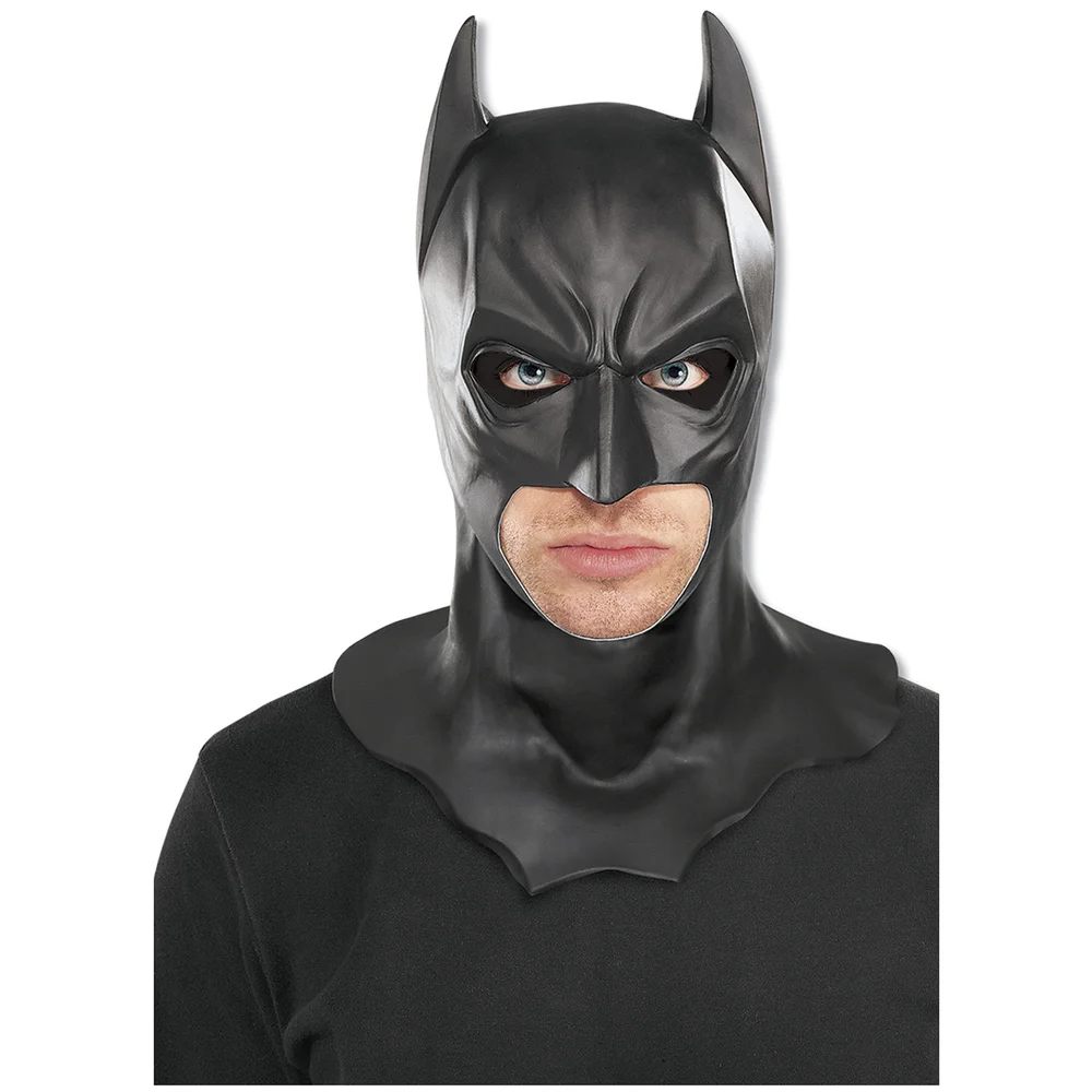 Official Rubies DC Comics Batman Adult Vinyl Mask with Moulded Ears Bild 1