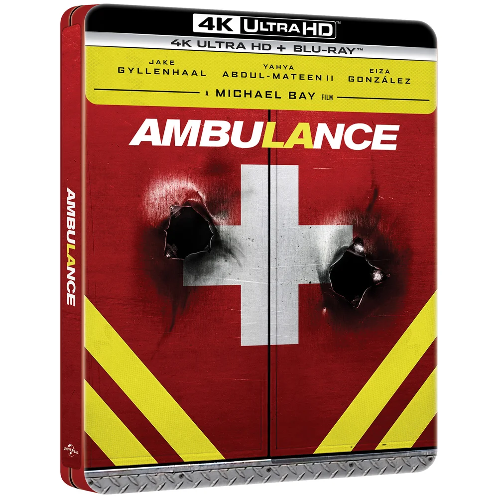 Ambulance Zavvi Exclusive 4K Ultra HD Steelbook (Includes Blu-Ray) Bild 1