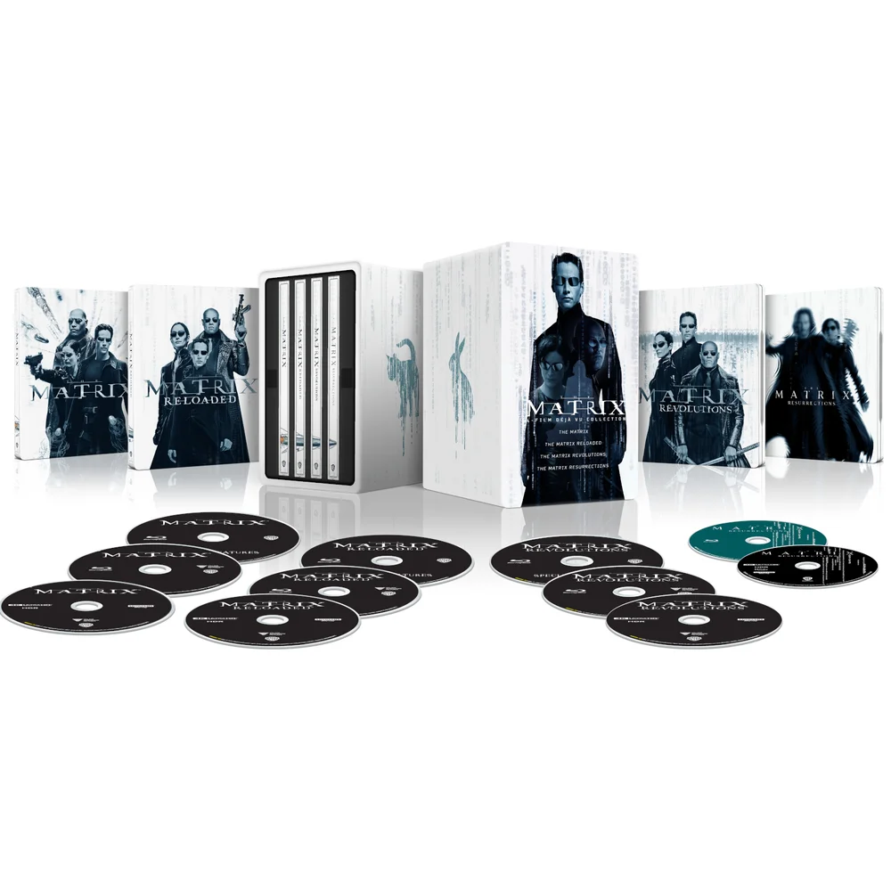 The Matrix 4-Film Collection 4K Ultra HD Steelbook Boxset (includes Blu-ray) Bild 1
