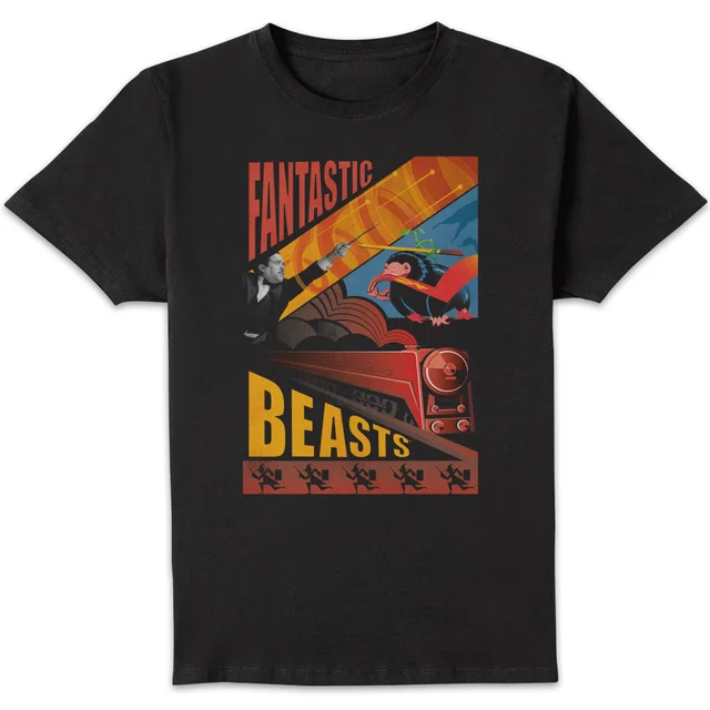 Fantastic Beasts Photographic Unisex T-Shirt - Schwarz