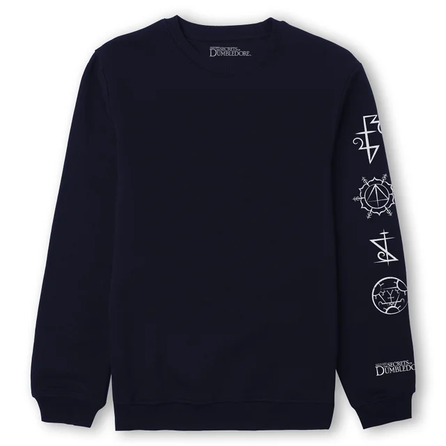 Fantastic Beasts Qilin Symbols Sweatshirt - Navy