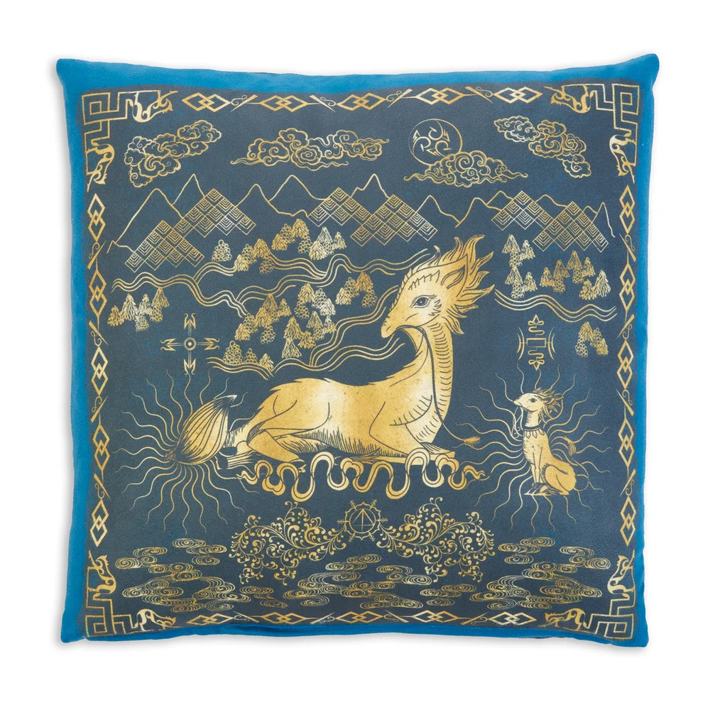 Decorsome x Fantastic Beasts Scenic Creatures Quadratisches Kissen - 40x40cm - Soft Touch Bild 1
