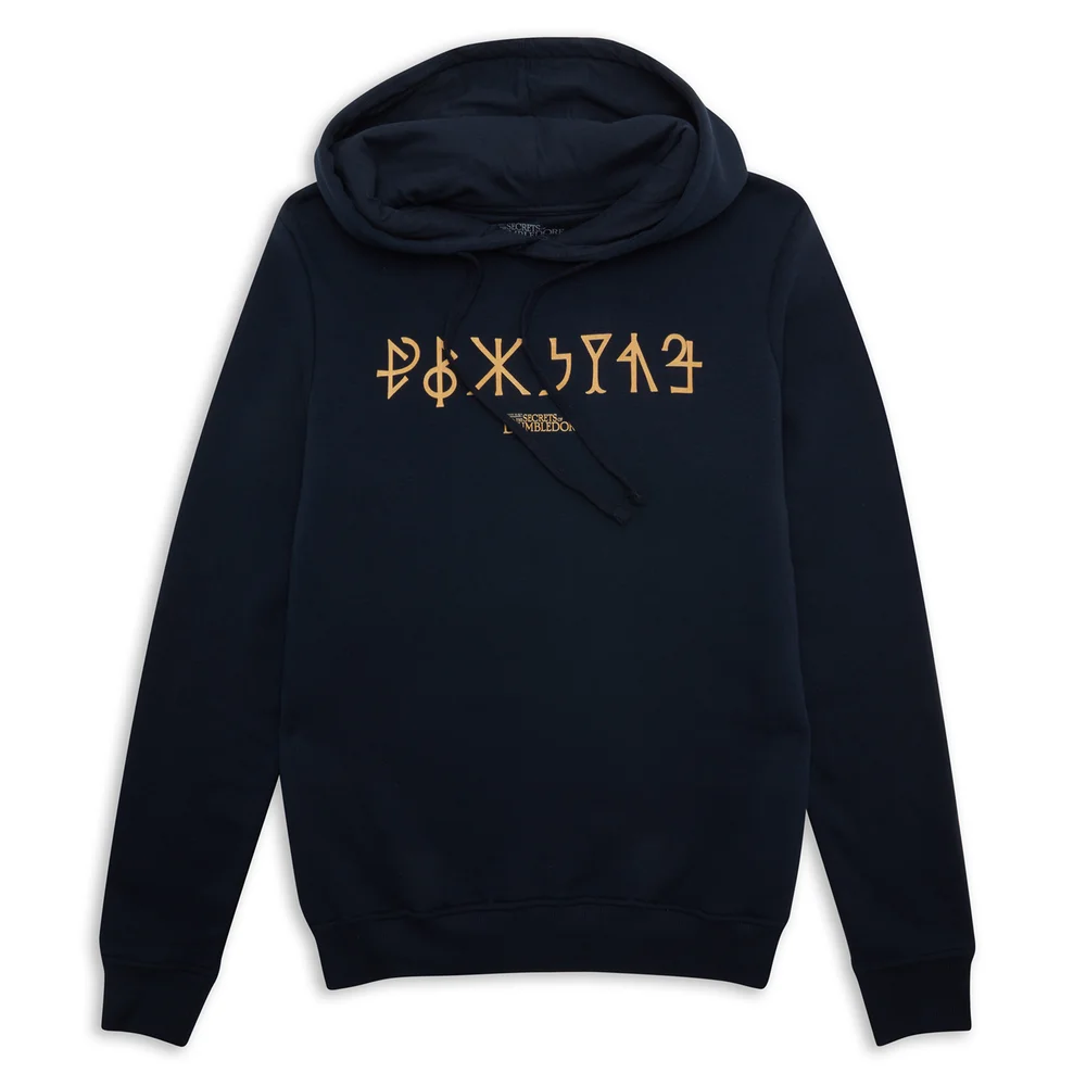 Fantastic Beasts Golden Symbols Hoodie - Navy - S Bild 1