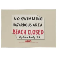 Jaws Beach Closed Tea Towel - undefined undefined