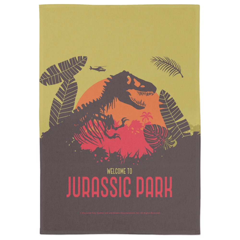 Jurassic Park T-Rex Tea Towel Bild 1