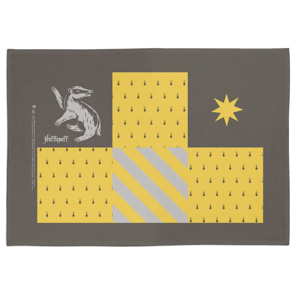 Harry Potter Hufflepuff House Tea Towel Bild 1