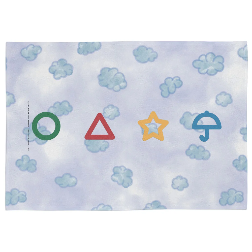 Squid Game Honeycomb Shapes Tea Towel Bild 1