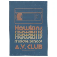 Stranger Things Hawkins A.V. Club Tea Towel