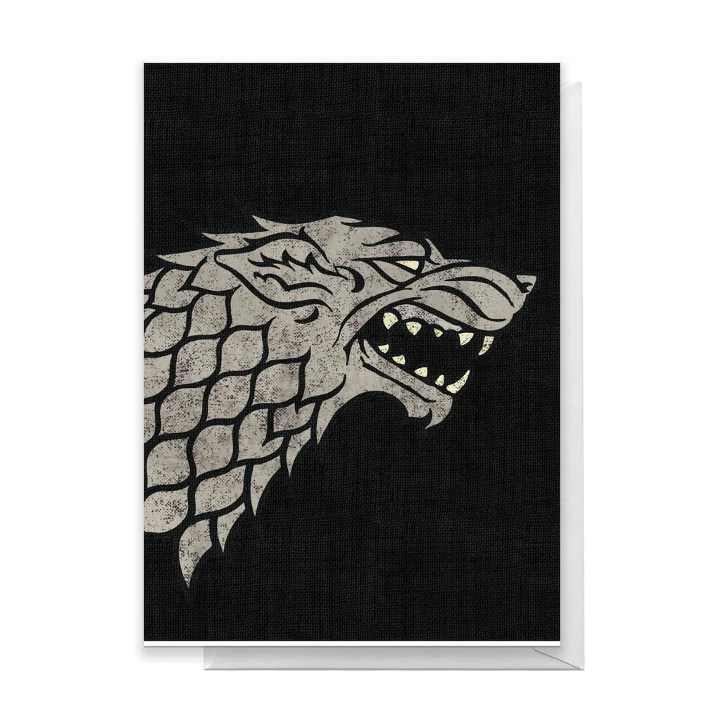 Game of Thrones House Stark Greetings Card - Standard Card Bild 1
