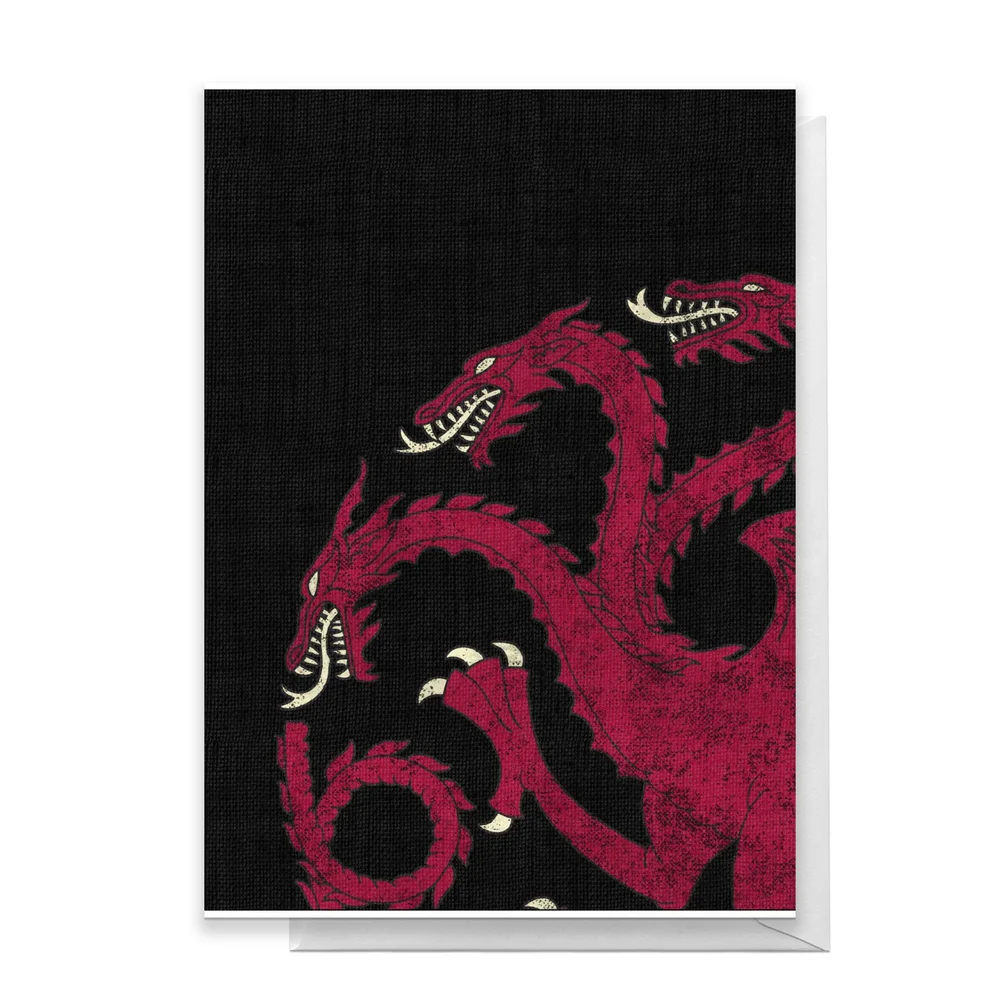 Game of Thrones House Targaryen Greetings Card - Standard Card Bild 1