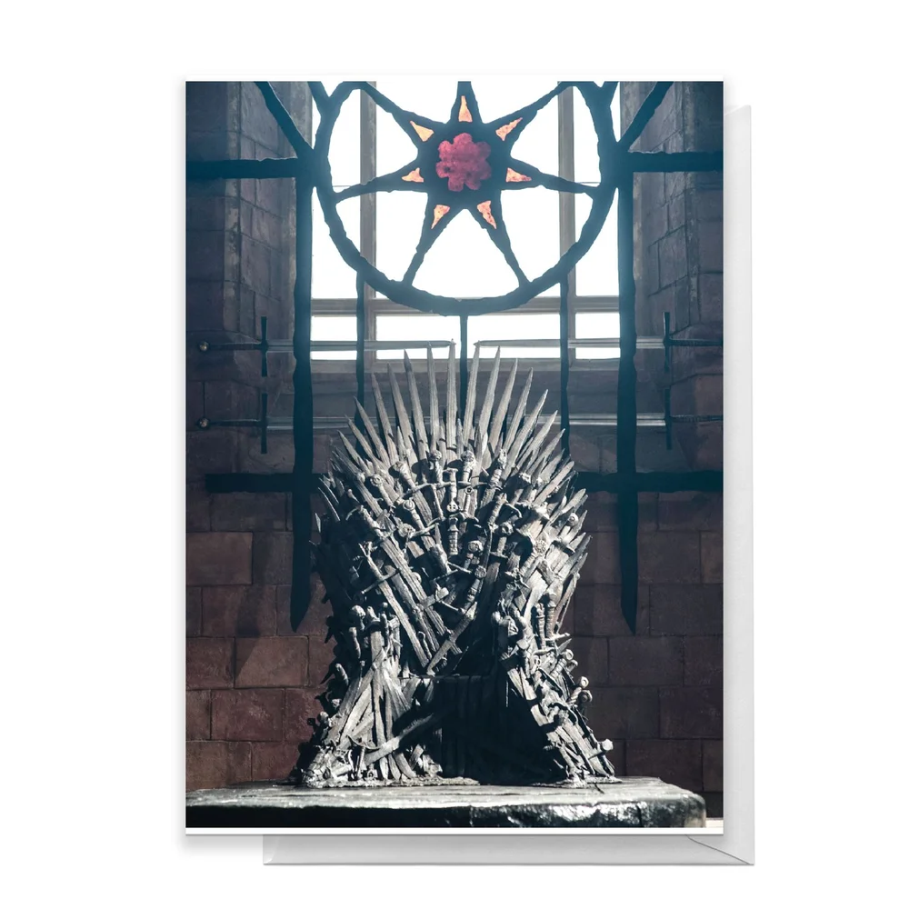 Game of Thrones Iron Throne Greetings Card - Standard Card Bild 1