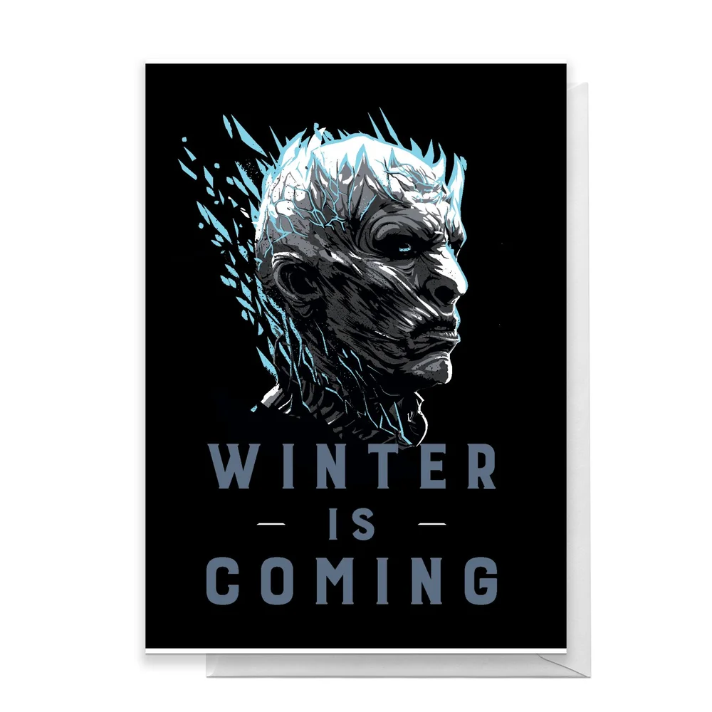 Game of Thrones Winter Is Coming Greetings Card - Large Card Bild 1