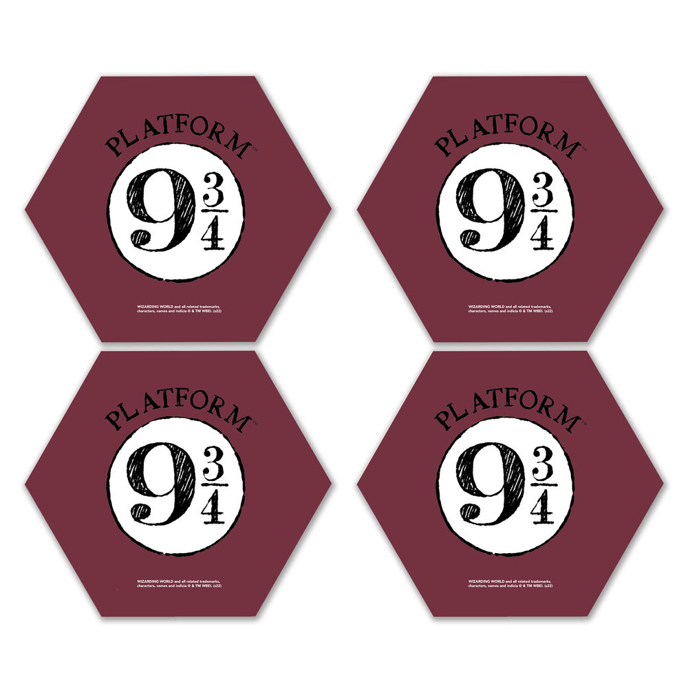 Harry Potter Platform 9 3/4 Hexagonal Coaster Set Bild 1