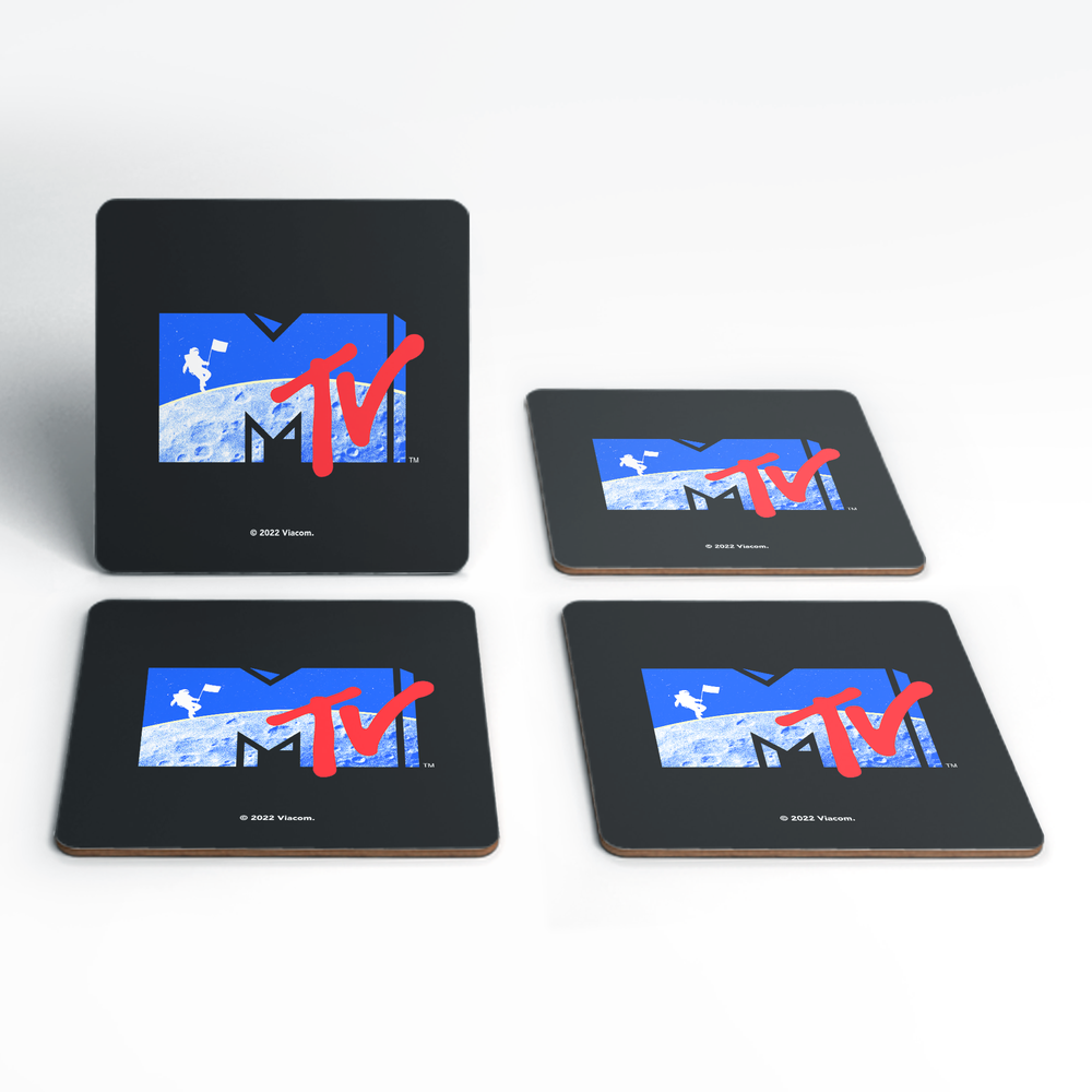 MTV Moon Logo Coaster Set Bild 1