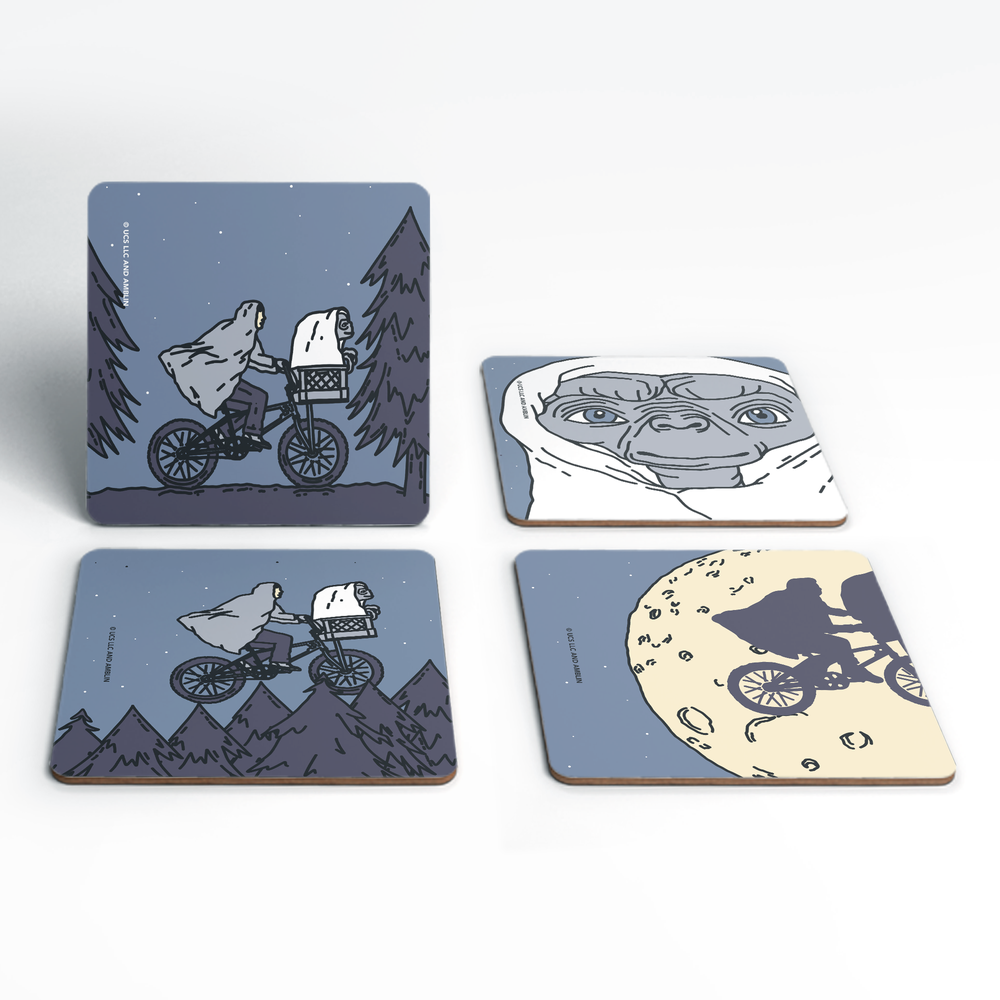 E.T. the Extra-Terrestrial E.T. Scenes Coaster Set Bild 1