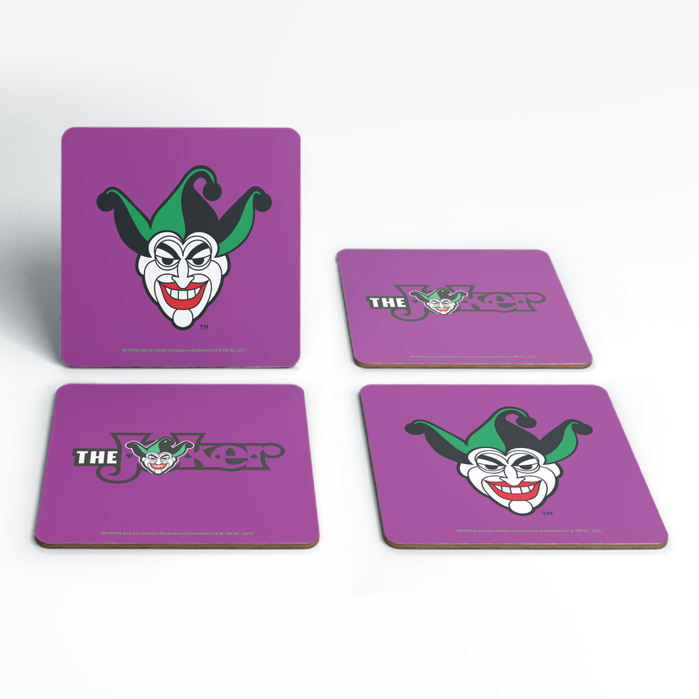 Batman Joker Logo Coaster Set Bild 1