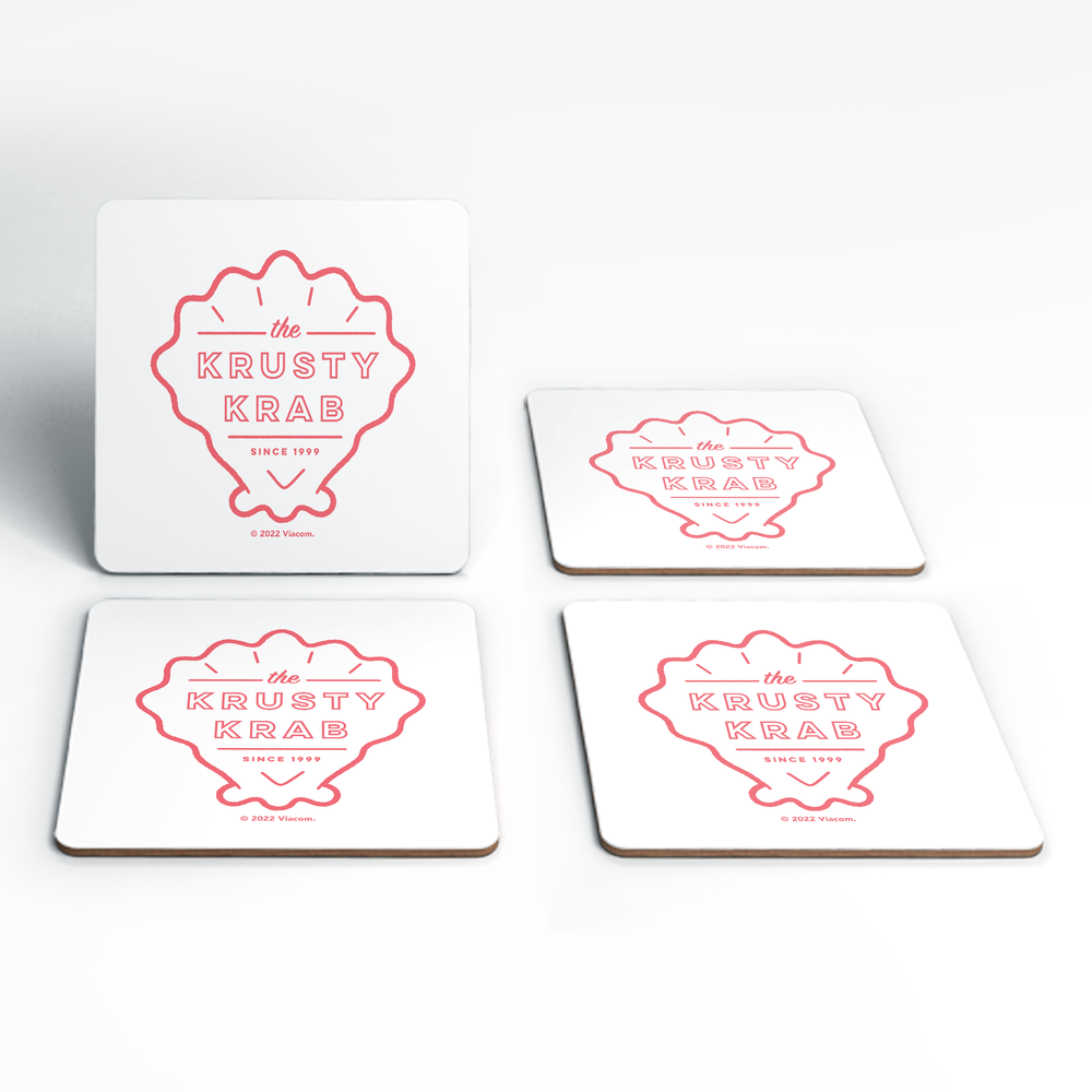 Spongebob Squarepants Krusty Krab Logo Coaster Set Bild 1