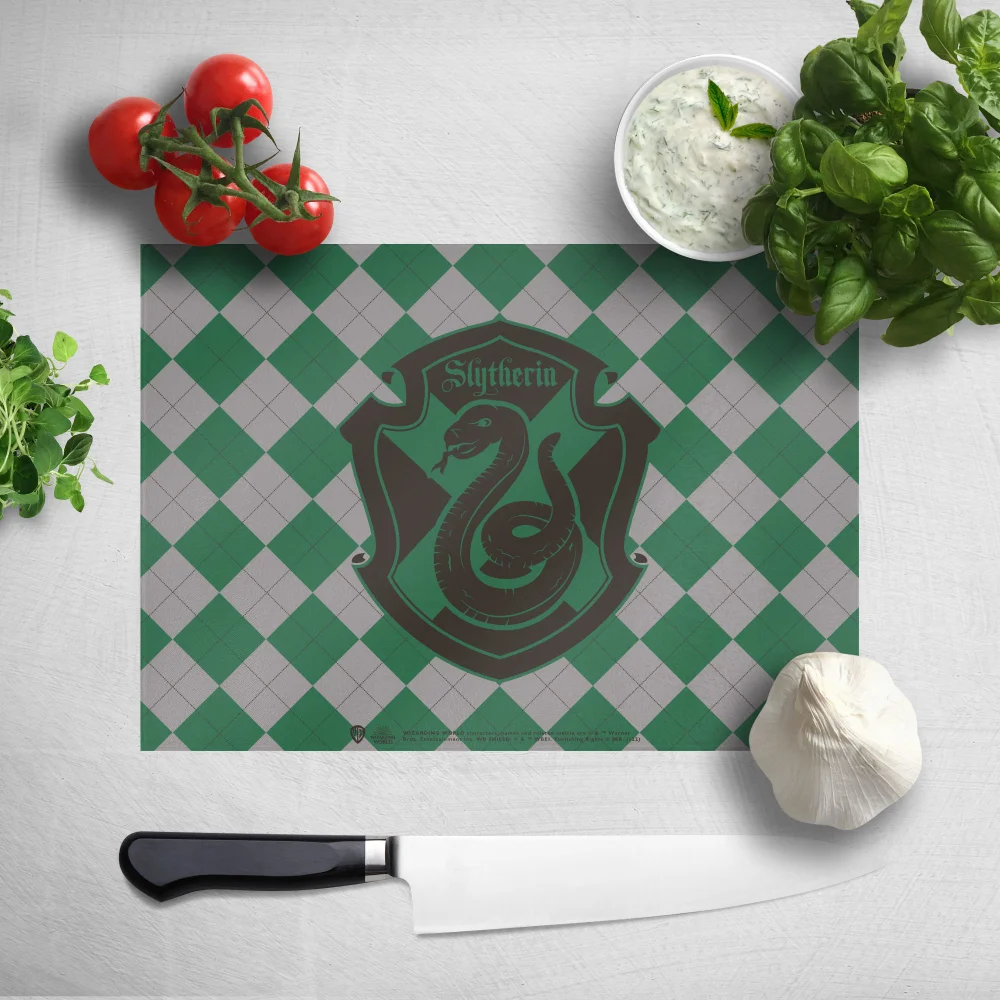 Harry Potter Slytherin House Chopping Board Bild 1