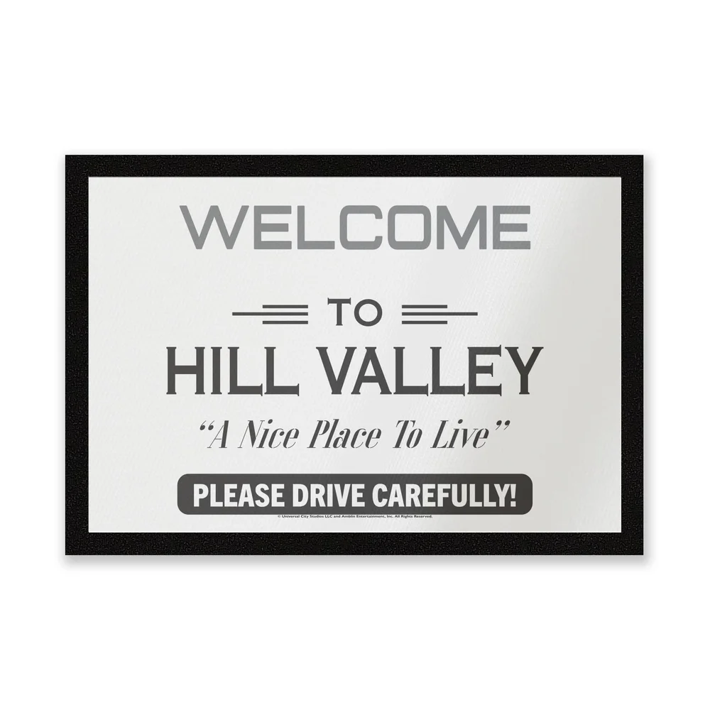 Back To The Future Hill Valley Entrance Mat Bild 1