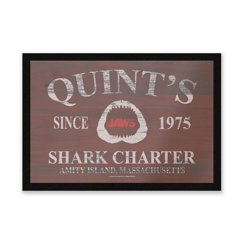 Jaws Quints Shark Charter Entrance Mat Bild 1