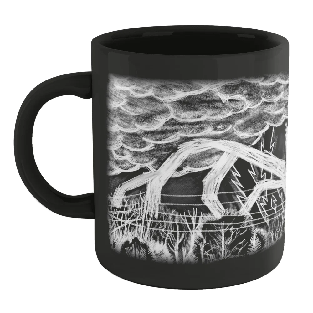 Stranger Things Mind Flayer Drawing Mug - Black Bild 1