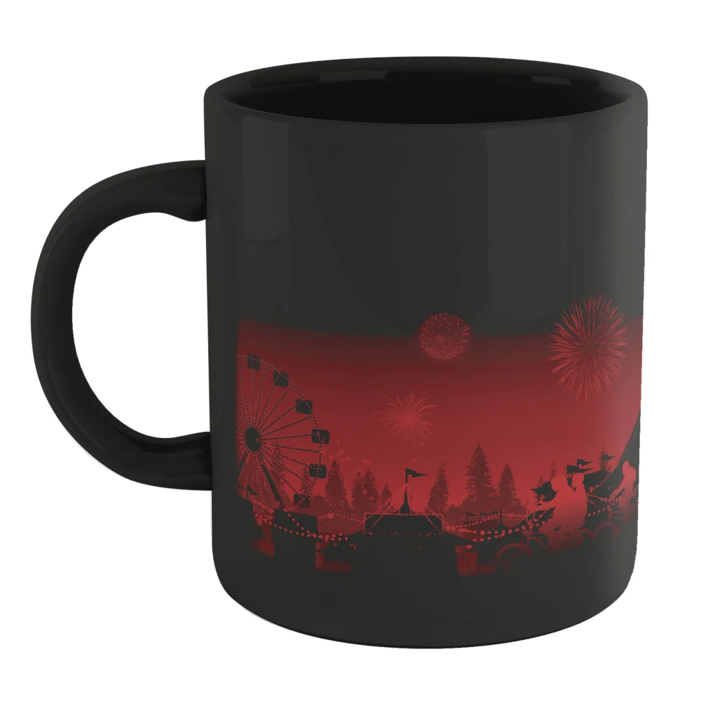 Stranger Things Red Carnival Background Mug - Black Bild 1