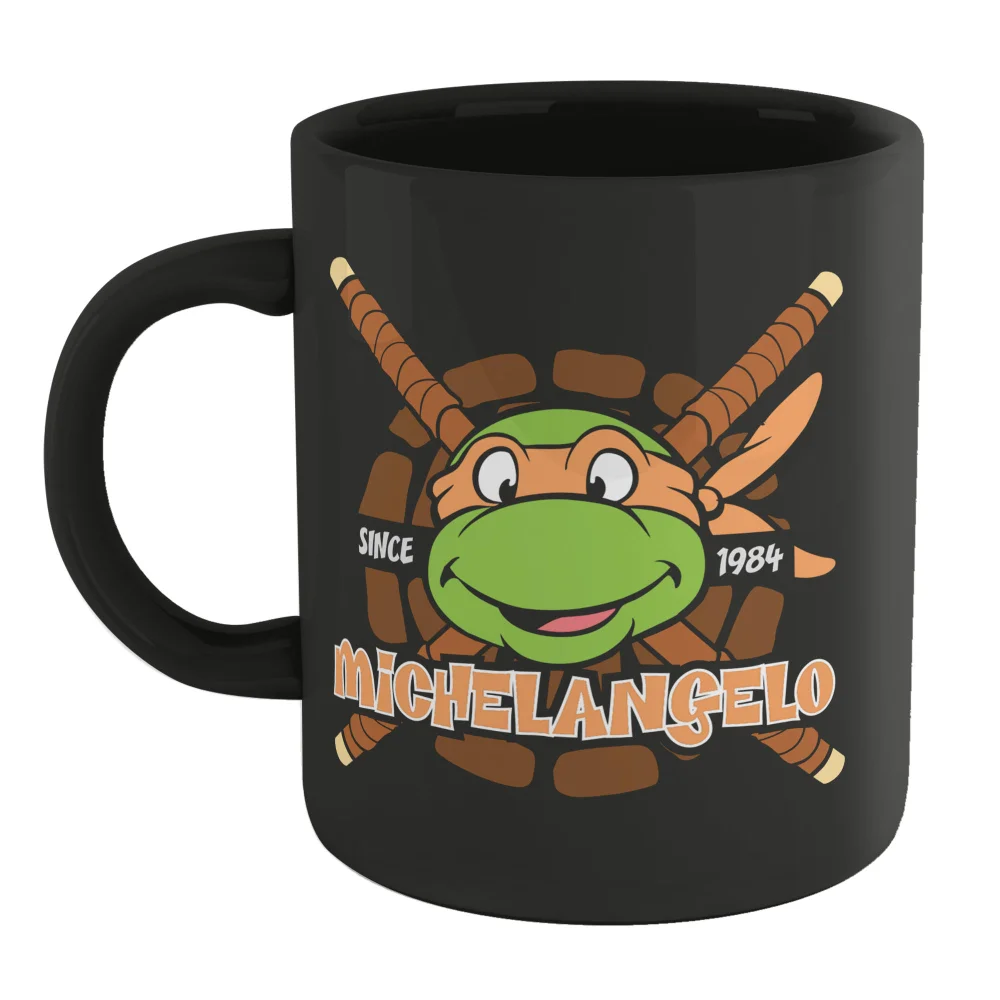 Teenage Mutant Ninja Turtles Michaelangelo Mug - Black Bild 1