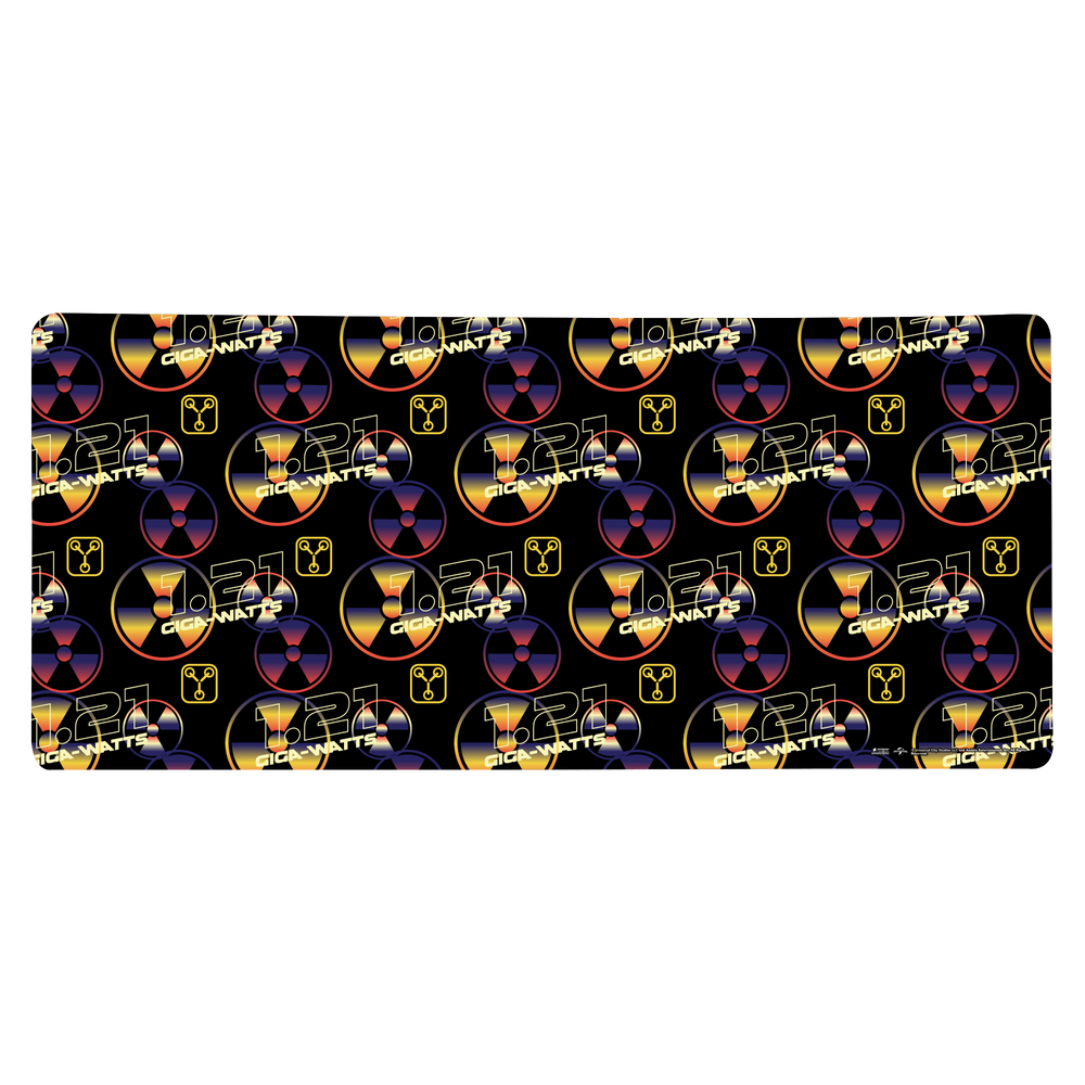 Back To The Future 1.21 Gigawatts Gaming Mouse Mat - Groß Bild 1