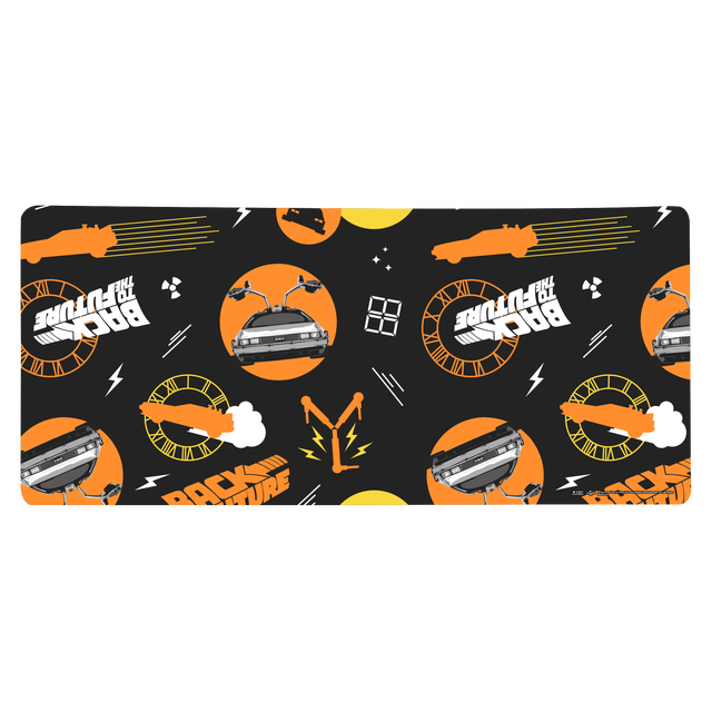 Back To The Future BTTF Icons Gaming Mouse Mat