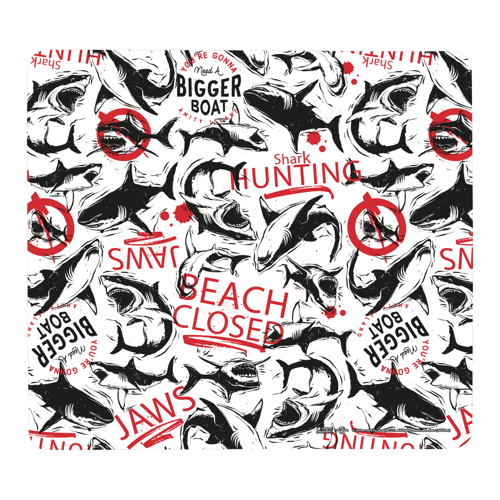 Jaws Beach Closed Gaming Mouse Mat - Klein Bild 1