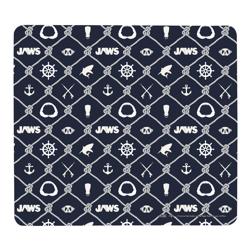 Jaws Icons Gaming Mouse Mat - Klein Bild 1