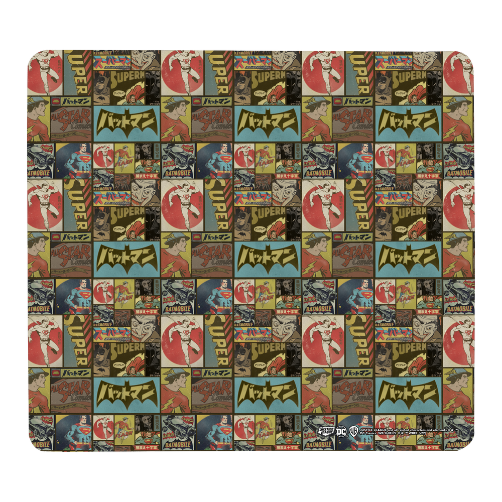 Justice League Vintage Gaming Mouse Mat - Klein Bild 1