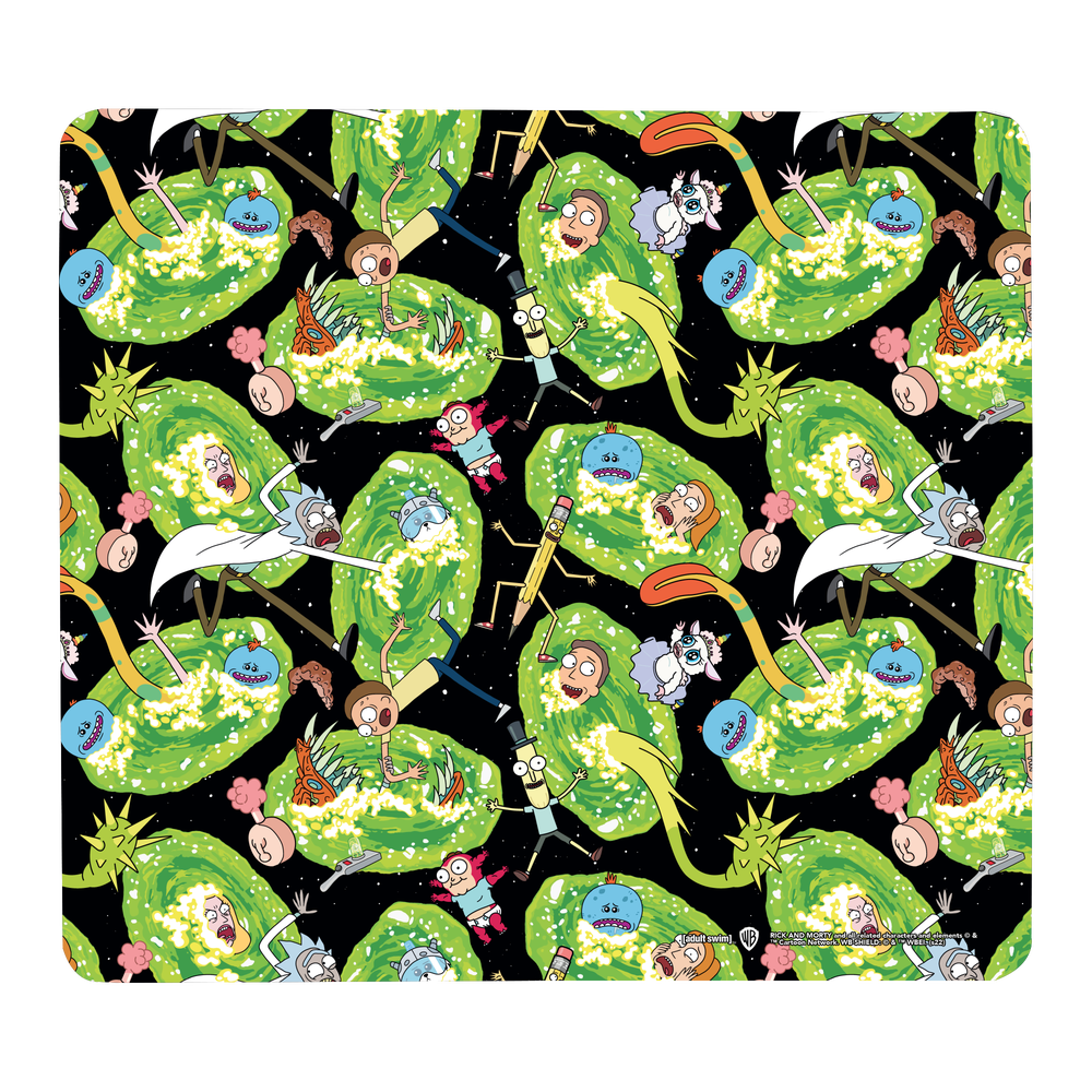 Rick and Morty Portals Gaming Mouse Mat - Klein Bild 1