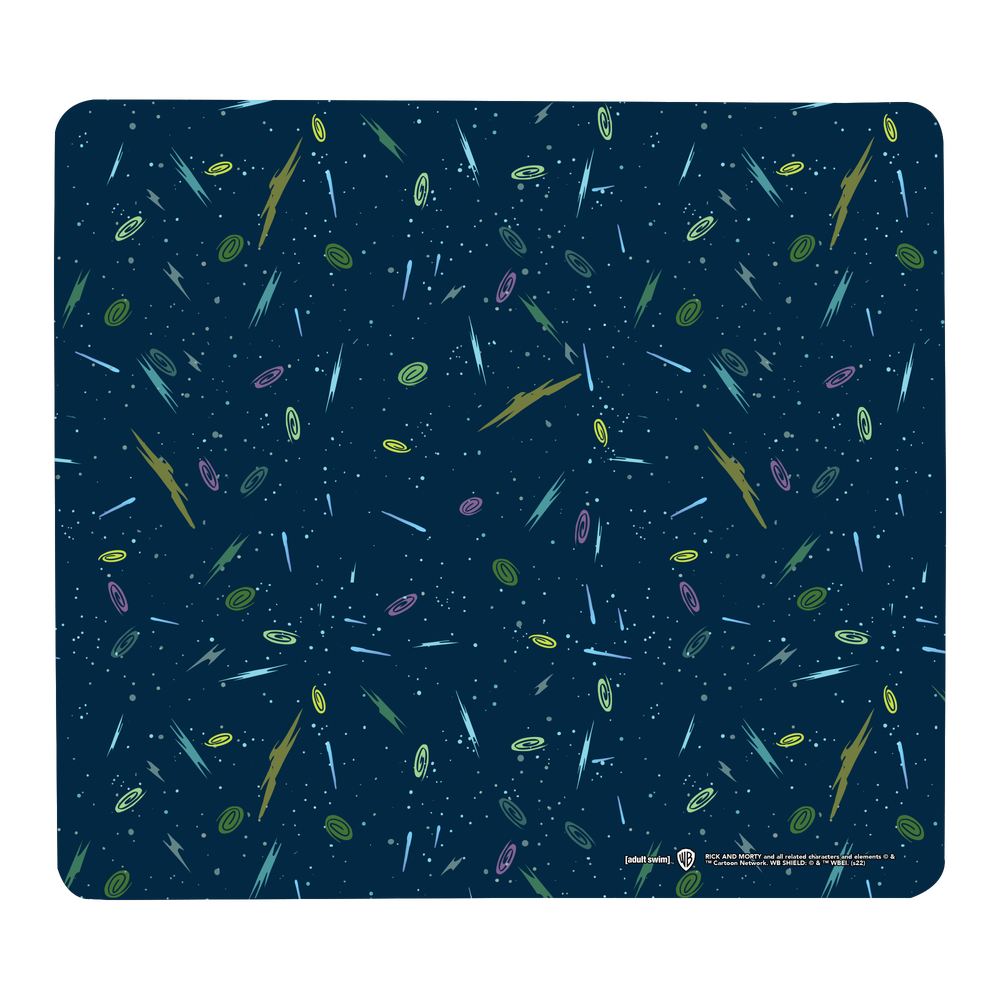 Rick and Morty Space Background Gaming Mouse Mat - Klein Bild 1