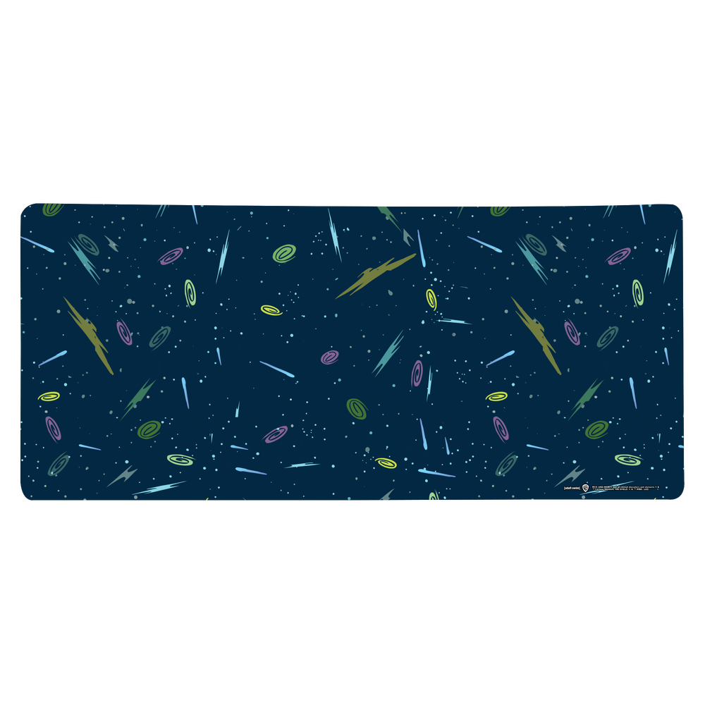 Rick and Morty Space Background Gaming Mouse Mat - Groß Bild 1